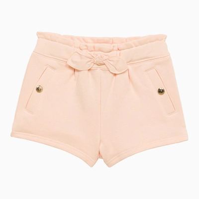 Chloé | Pale Pink Cotton Shorts