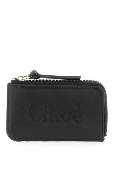 Chloé Chloe Sense Wallet In Black