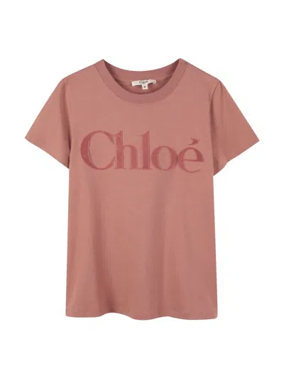 Chloé T-shirt In Beige