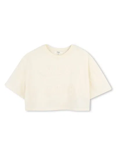 Chloé T-shirt In Ivory