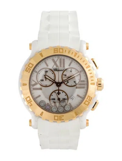 Pre-owned Chopard Happy Sport Chrono New Generation Watch In Multicolor