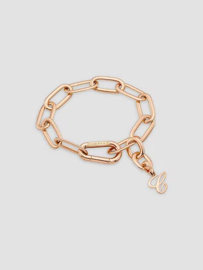 Chopard Les Chaines 18k Rose Gold Paper-clip Chain Bracelet