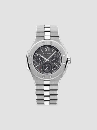 Chopard Men's Alpine Eagle Chronograph Stainless Steel & Grey-dial Bracelet Watch