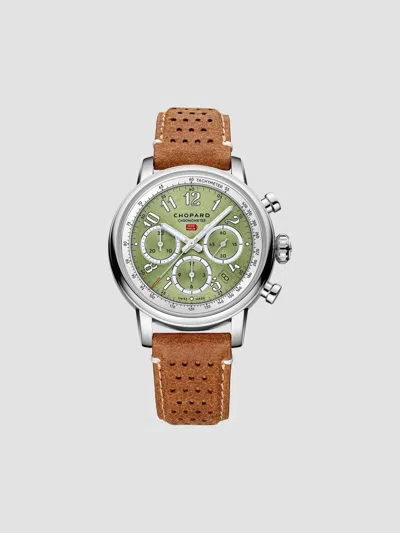 Chopard Men's Classic Racing Stainless Steel & Leather Watch In Brown