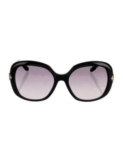 Pre-owned Chopard Oversize Gradient Sunglasses In Black