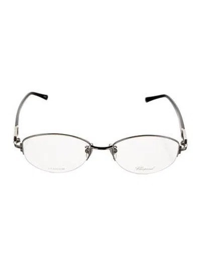 Pre-owned Chopard Round Eyeglasses In Black