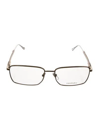 Pre-owned Chopard Square Eyeglasses In Silver