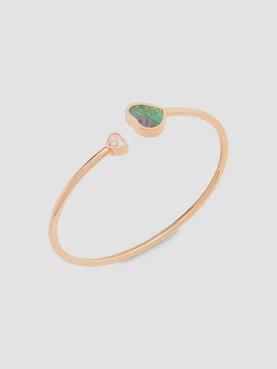 Chopard Women's Happy Hearts 18k Rose Gold, Diamond & Tahitian Mother-of-pearl Bangle