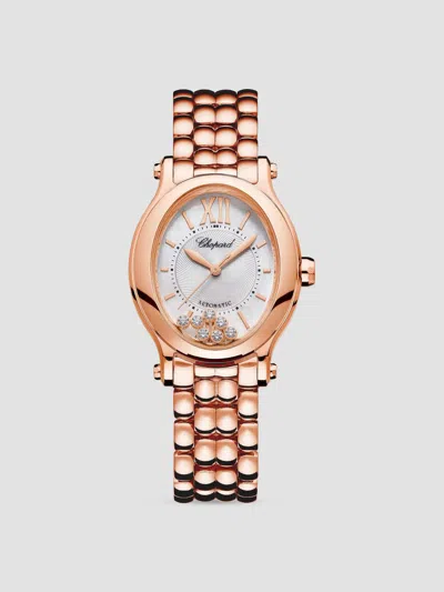 Chopard Women's Happy Sport Montre Oval Rose Gold Watch