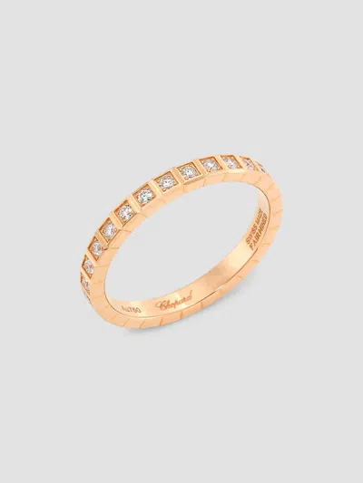 Chopard Women's Ice Cube 18k Rose Gold & Diamond Ring