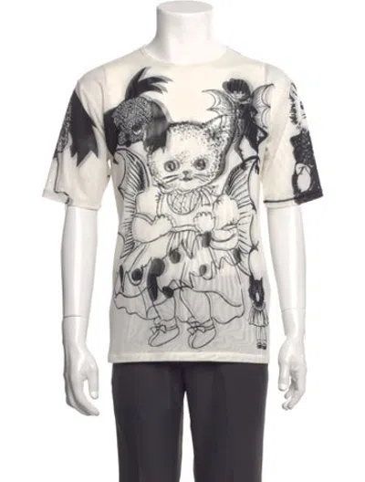 Pre-owned Chopova Lowena Graphic Print Crew Neck T-shirt In Multicolor