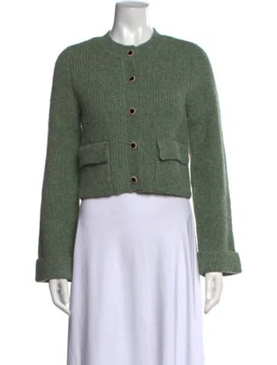 Pre-owned Christian Lacroix Crew Neck Sweater In Green