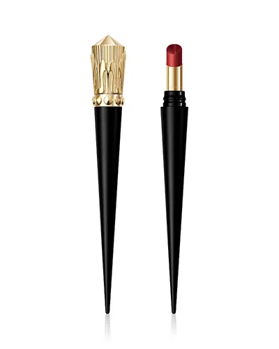 Christian Louboutin Rouge Stiletto Lumi Matte Lipstick In Black
