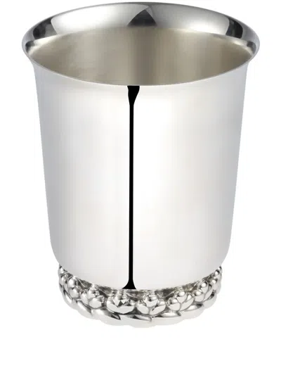 Christofle Babylone Braided Baby Cup In Silber