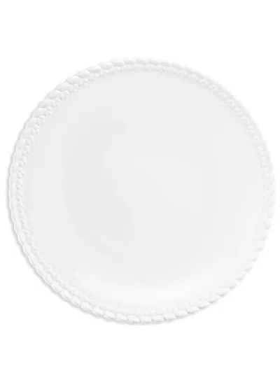 Christofle Babylone Braided Dinner Plate In White