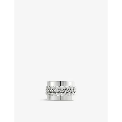 Christofle Braided Silver-plated Napkin Ring 3cm