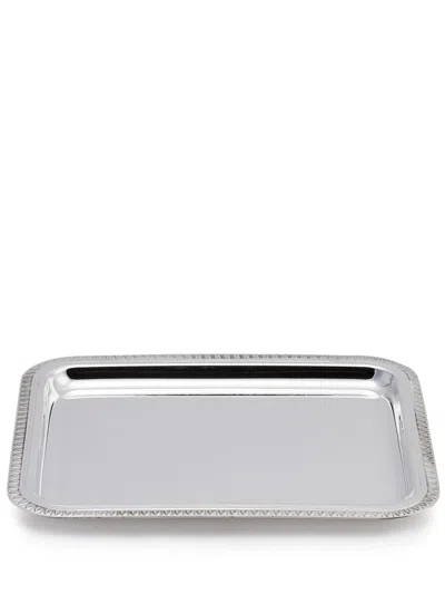 Christofle Malmaison Rectangular Tray In Silver