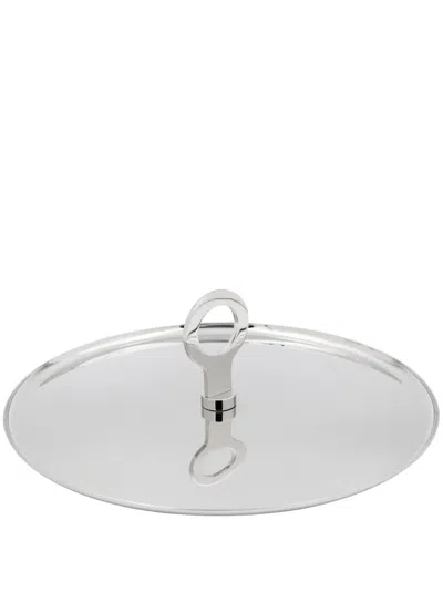 Christofle Oh De  Appetizer Plate In Silver