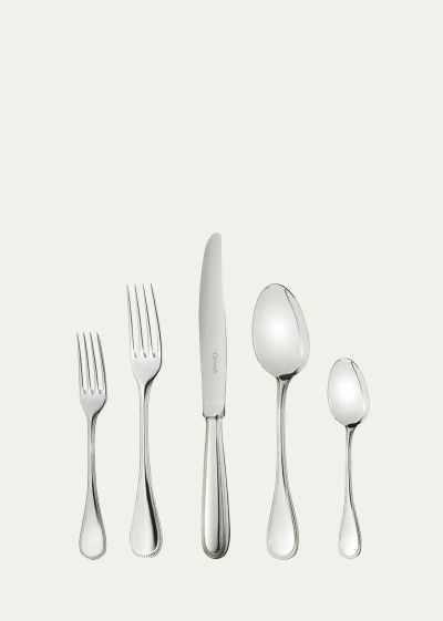 Christofle Perle Stainless Steel Flatware Place Setting In Metallic