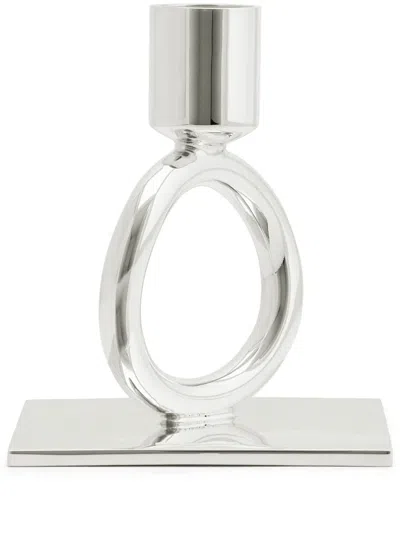Christofle Vertigo Candlestick Holder In Silver
