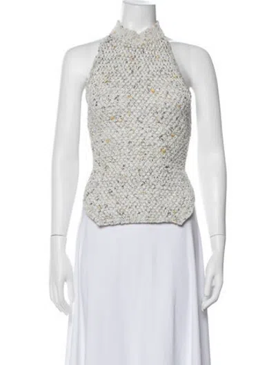 Pre-owned Christopher Esber Halterneck Sleeveless Top In Multicolor