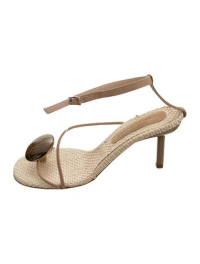 Pre-owned Christopher Esber Leather Sandals In Multicolor