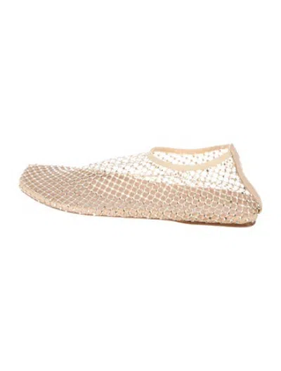 Pre-owned Christopher Esber Patterned Flats In Neutrals