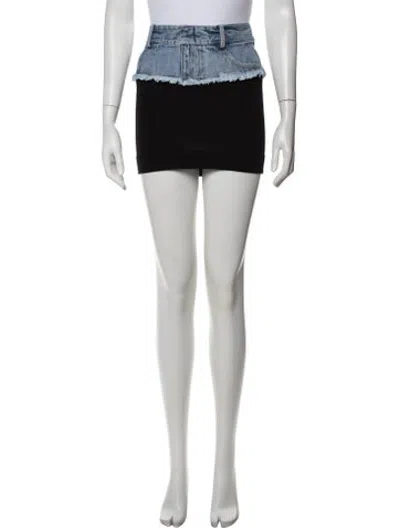 Pre-owned Christopher Esber Raw-edge Trim Mini Skirt In Neutrals