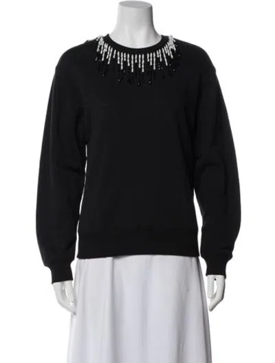 Pre-owned Christopher Kane Crew Neck Long Sleeve Sweatshirt In Blue