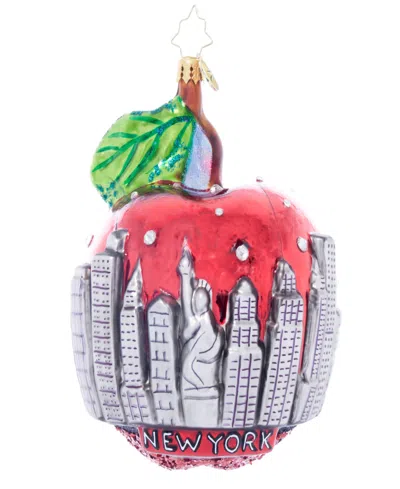 Christopher Radko Big Apple Skyline Sparkle Ornament In Multi