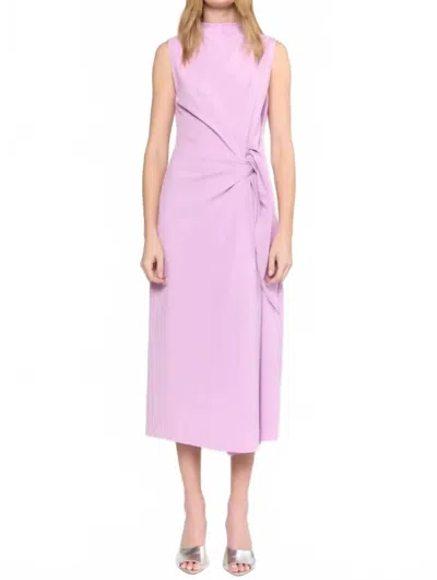 Christy Lynn Kona Sleeveless Midi Dress In Lilac Blue Blue In Pink