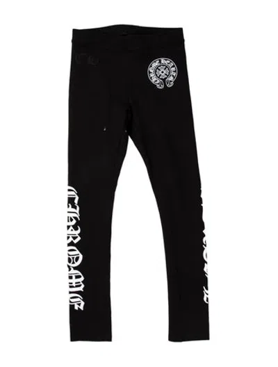 Pre-owned Chrome Hearts Horseshoe Skinny Leg Pants In Black