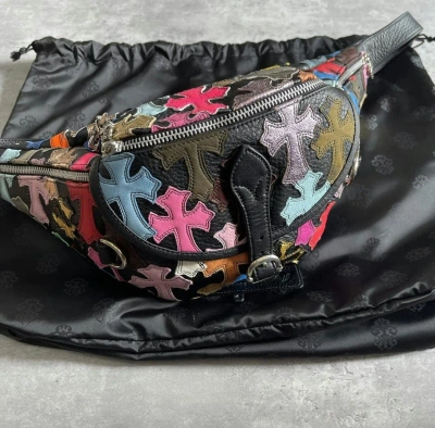 Pre-owned Chrome Hearts “multicolour Cross Patch Snat Pack” In Black