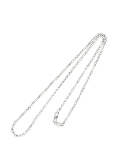 Chrome Hearts R18 Roll Chain Necklace In Silver