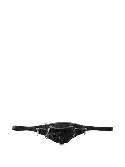 Chrome Hearts Stencil Mini Belt Bag In Black