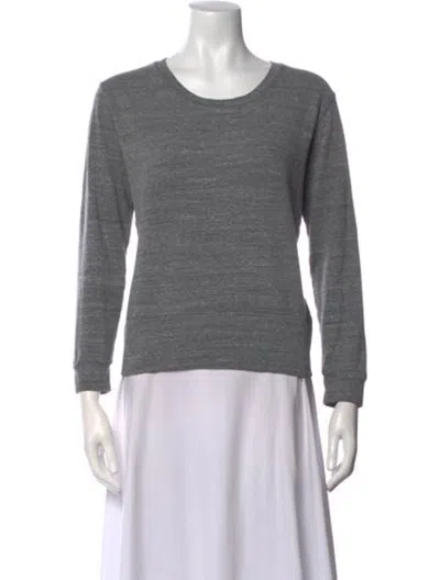 Pre-owned Chrome Hearts Three Sword Crew Neck Sweatshirt In Grey