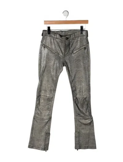 Pre-owned Chrome Hearts Vintage Straight Leg Pants In Black