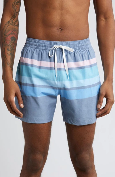 Chubbies Classic Lined 5.5-inch Swim Trunks In Blue