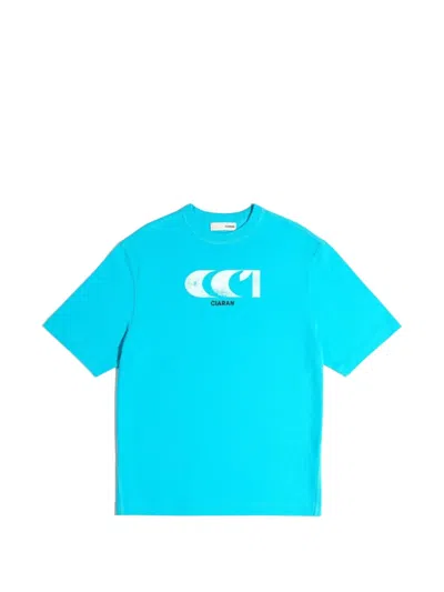 Ciaran Cc1 Graphic-print T-shirt In Blue