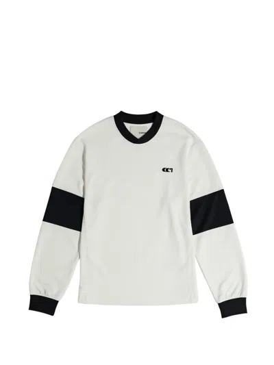 Ciaran Cc1 Track Long-sleeve T-shirt In White