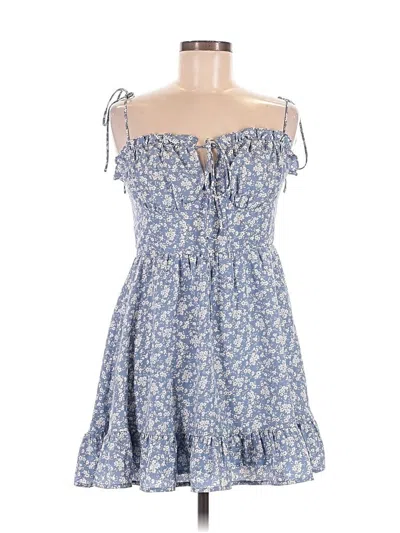 Pre-owned Cider Casual Dress In Blue