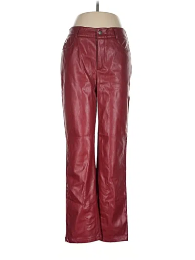 Pre-owned Cider Casual Pants In Burgundy