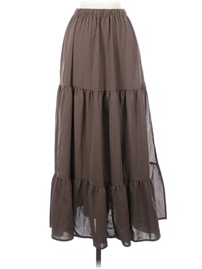 Pre-owned Cider Casual Skirt In Brown
