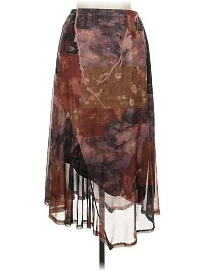 Pre-owned Cider Casual Skirt In Brown
