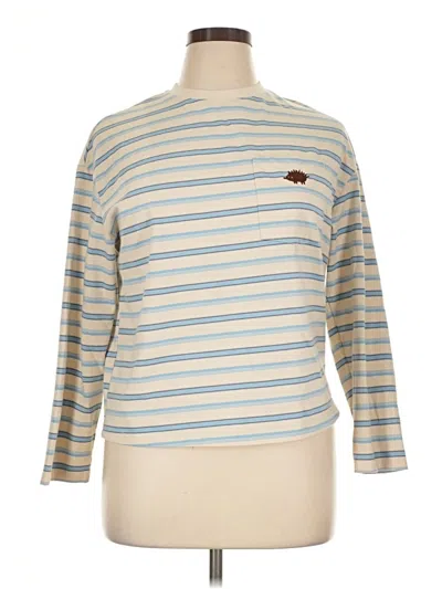Pre-owned Cider Long Sleeve Turtleneck In Ivory