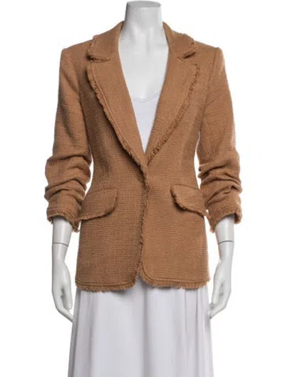 Pre-owned Cinq À Sept Blazer In Brown