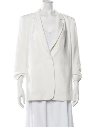 Pre-owned Cinq À Sept Blazer In White