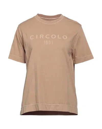 Circolo 1901 T-shirts In Beige