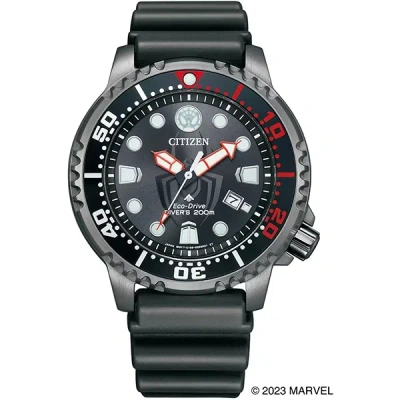 Pre-owned Citizen Marvel  Promaster Marine Bn0255-03e Watch Miles Morales Limited