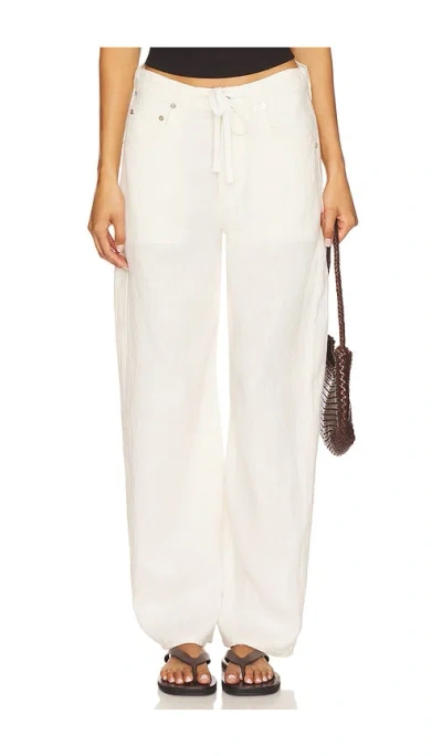 Citizen Of Humanity Brynn Drawstring Trouser In White